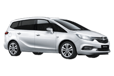 Car Hire Sutton - Vauxhall Zafira 5 + 2 - Minibus hire Sutton